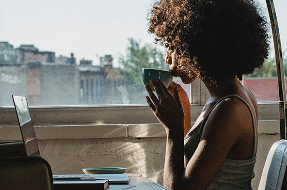 woman writing